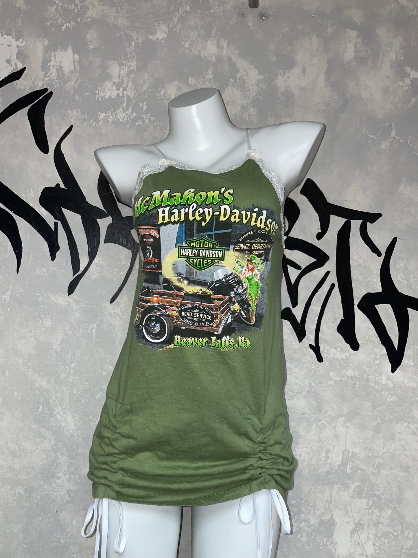 Harley Davidson Remake Drawstring Dress