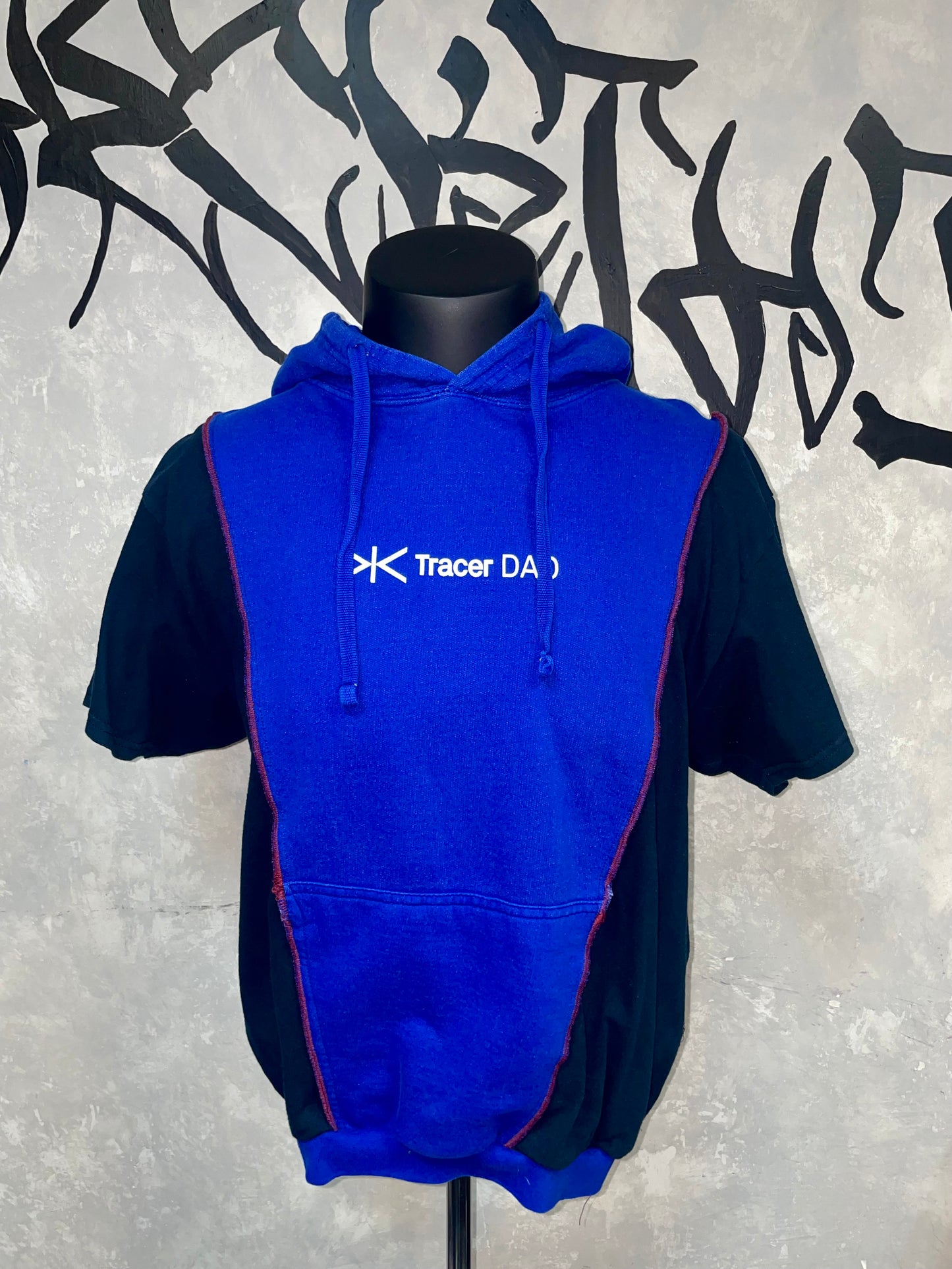 Patchwork Remake Hoodie Tee (M-L)