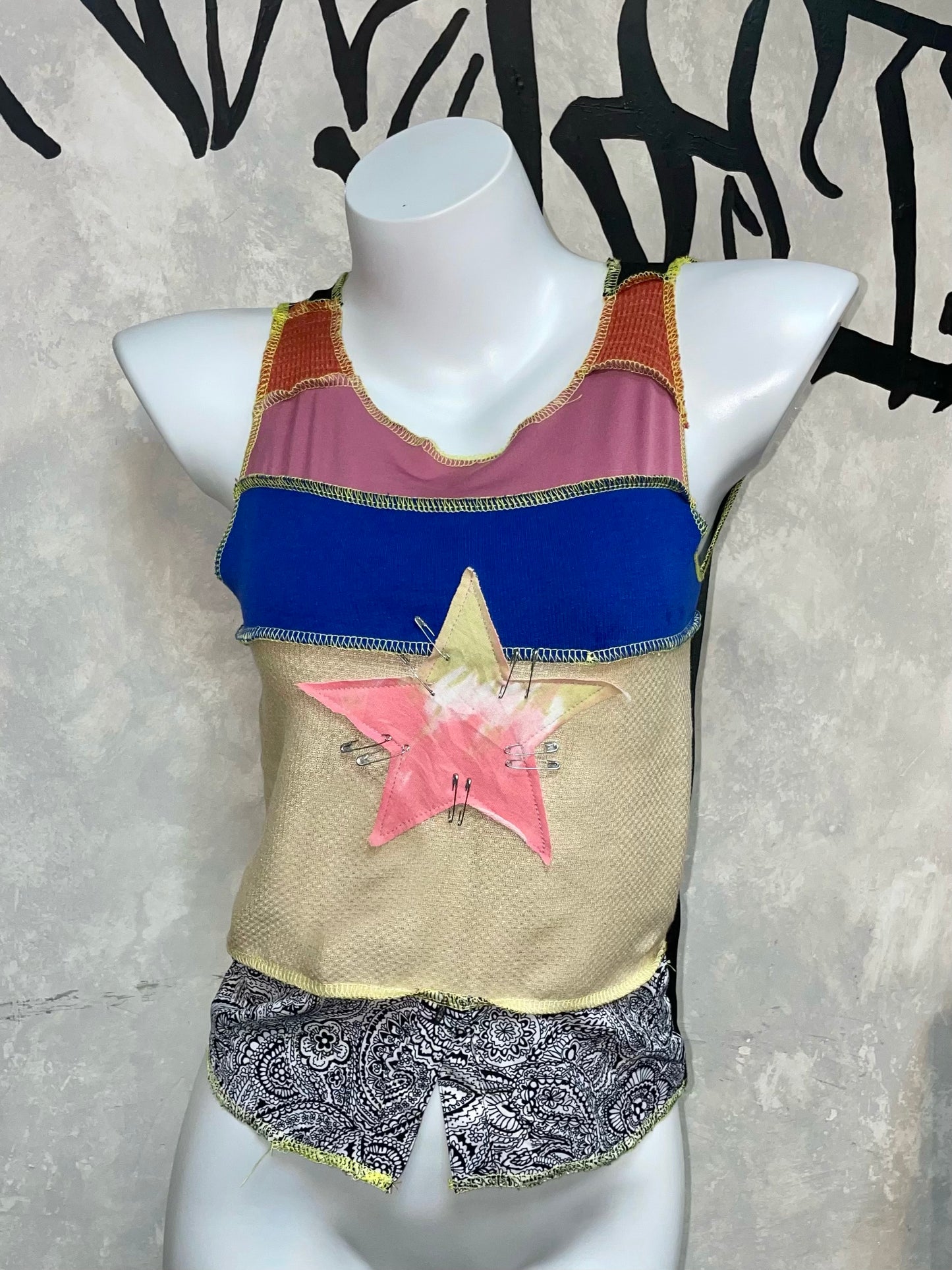 Y2K核心星形復刻少女上衣