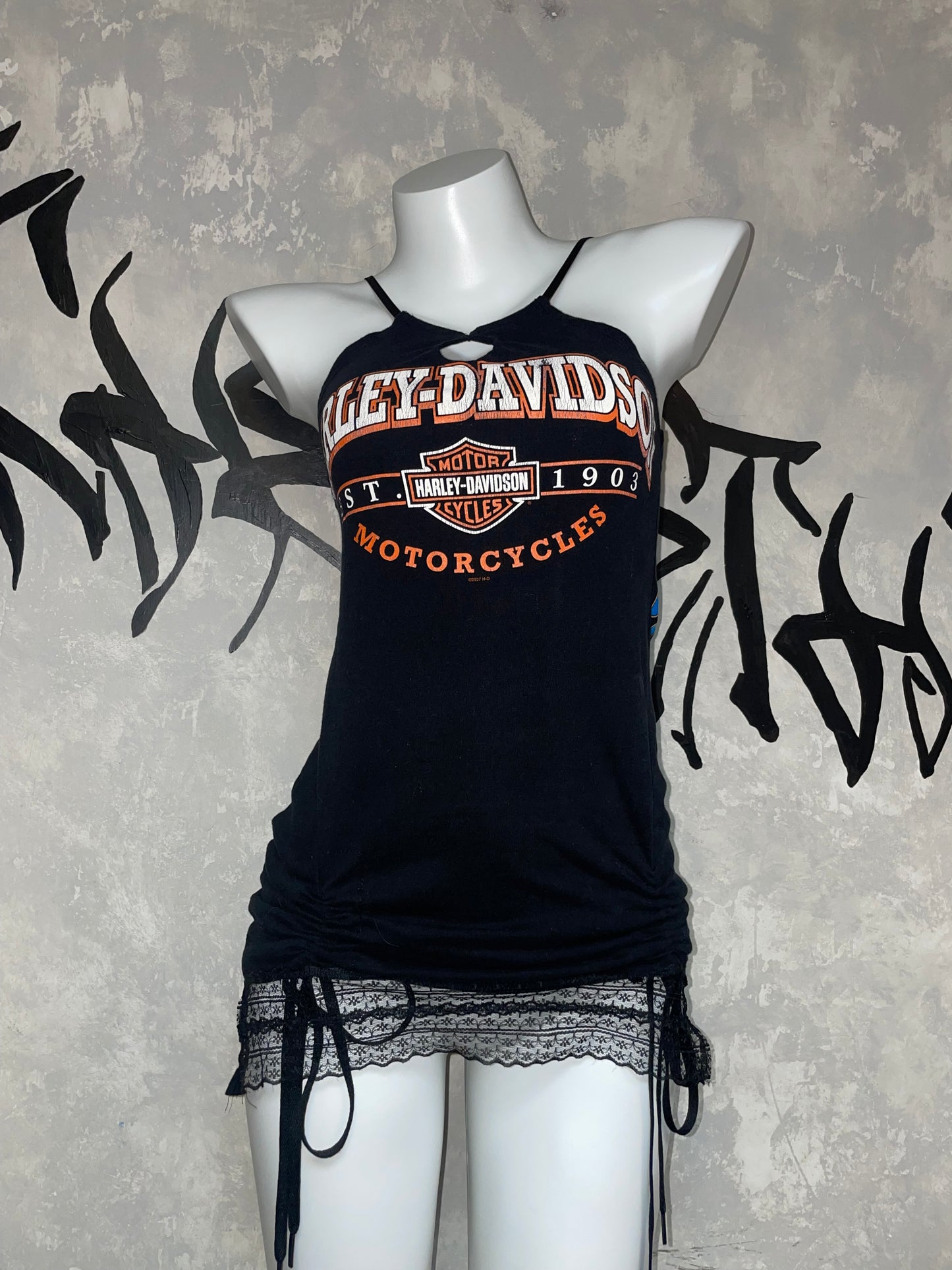 Harley Davidson Remake Drawstring Dress