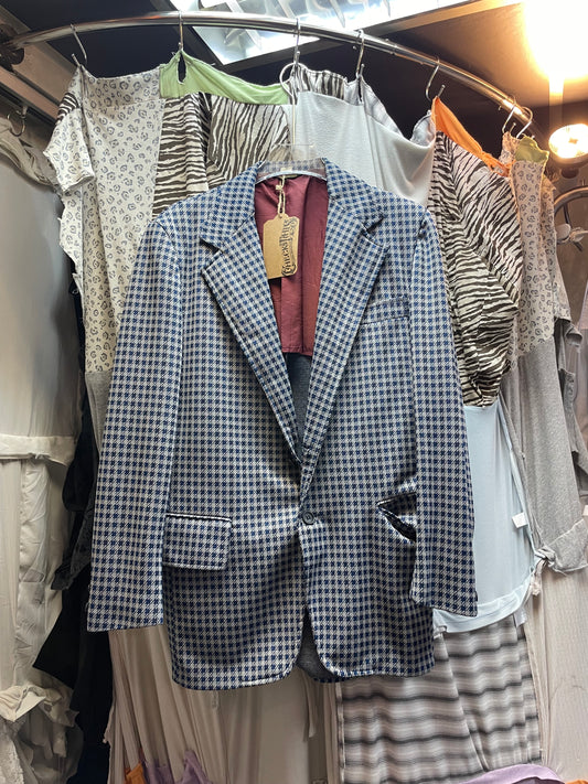 Vintage Houndstooth Blazer