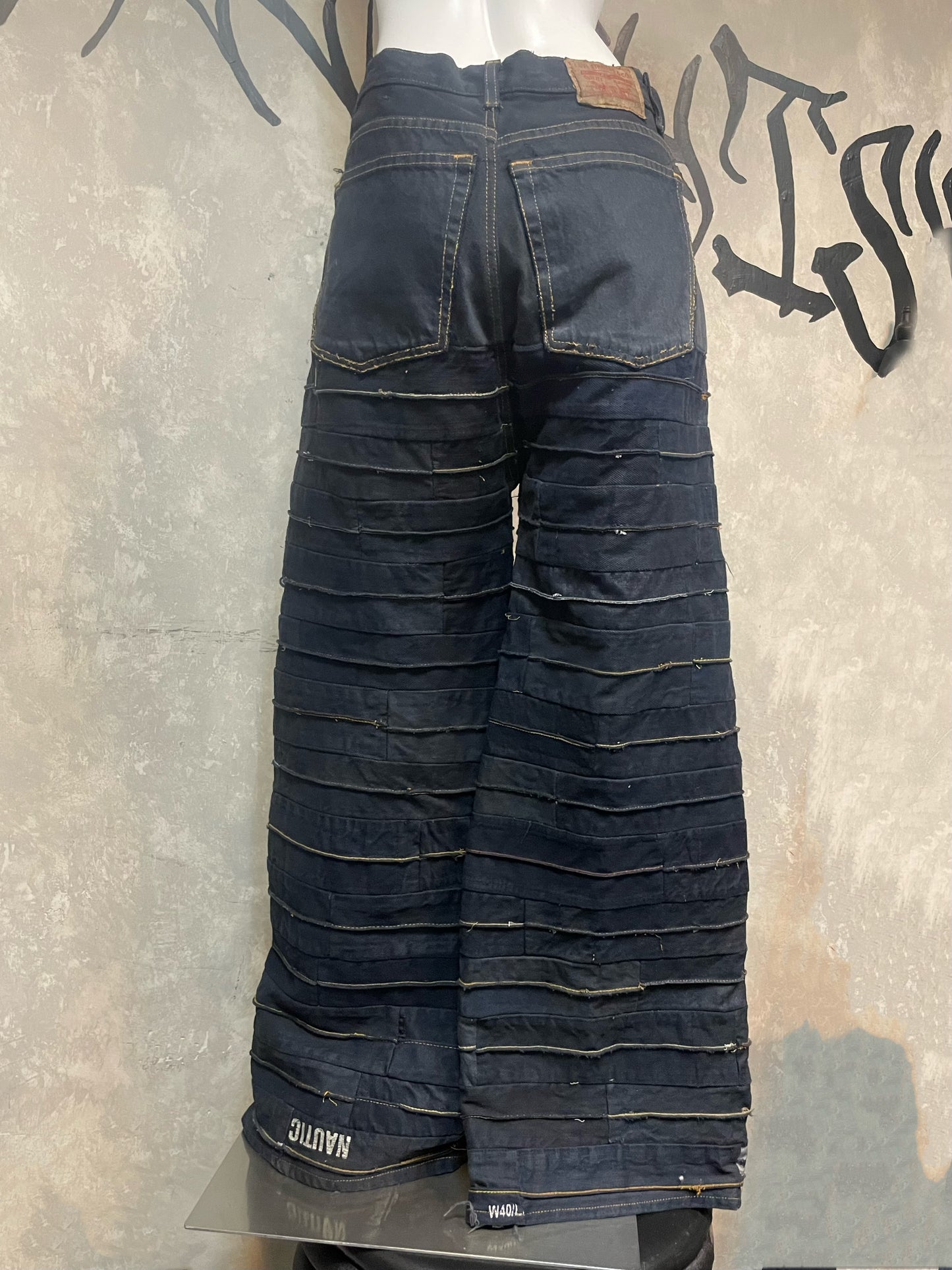 Remake Vintage Jeans (Cake-Black 32”) #REJCA02