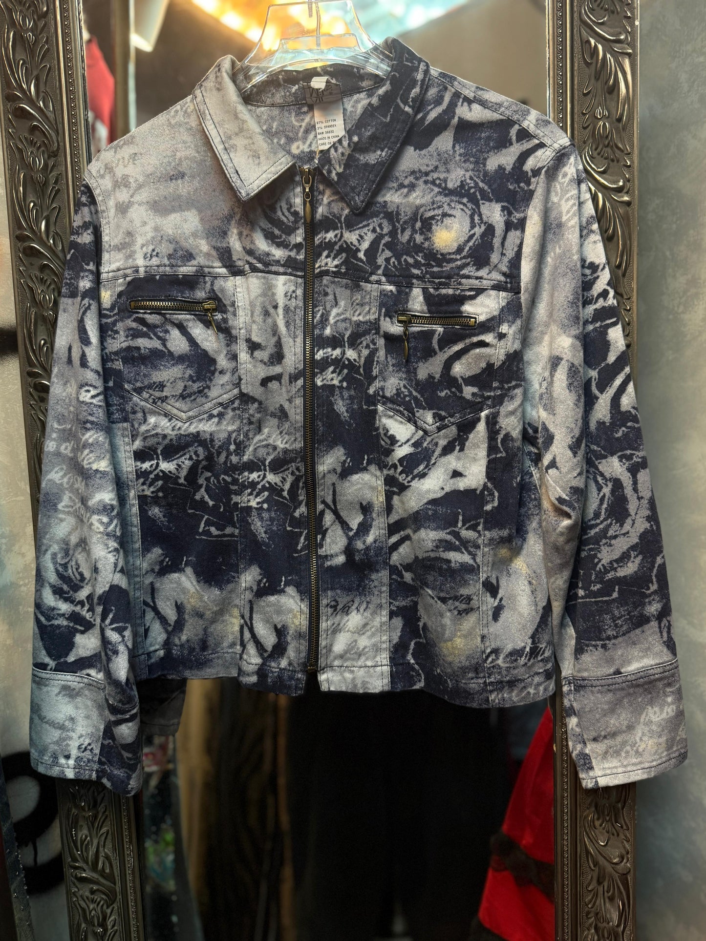 Vtg Denim Jacket M