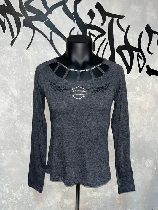 Harley Davidson Remake Slim-fit Unisex Tee (Long Sleeve)