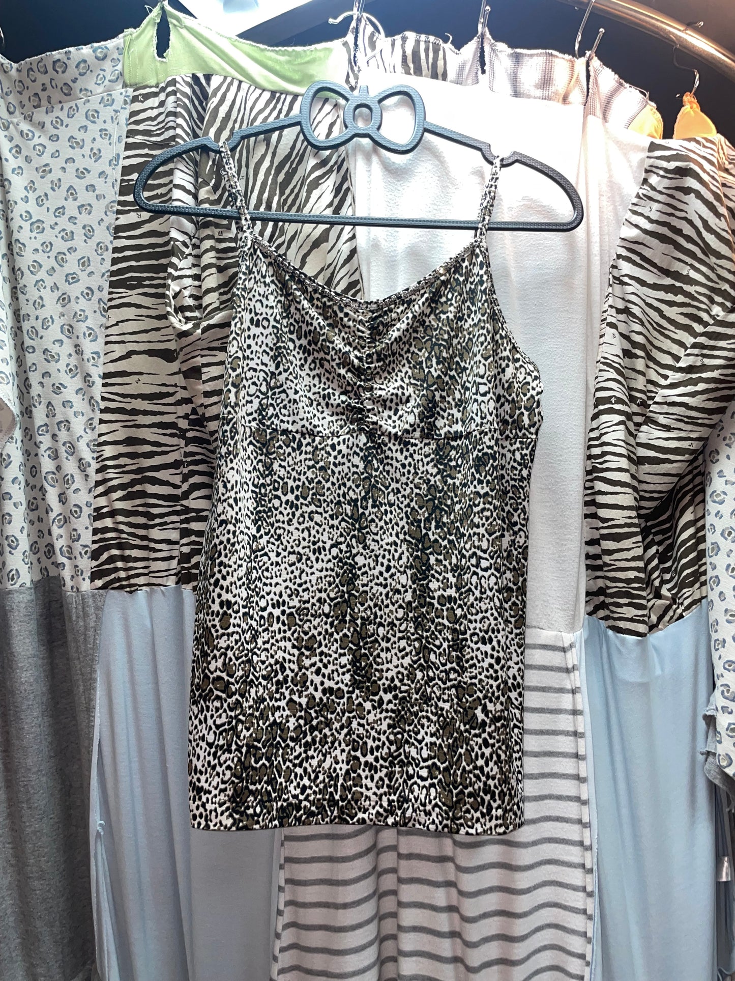 Leopard printed Y2K Vtg Top