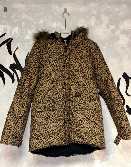Leopard Printed Winter Coat