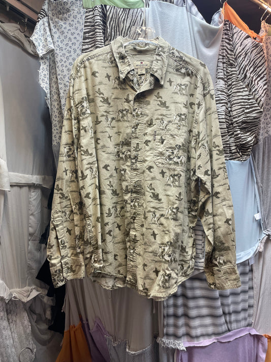 Animal Printed Vintage Shirt
