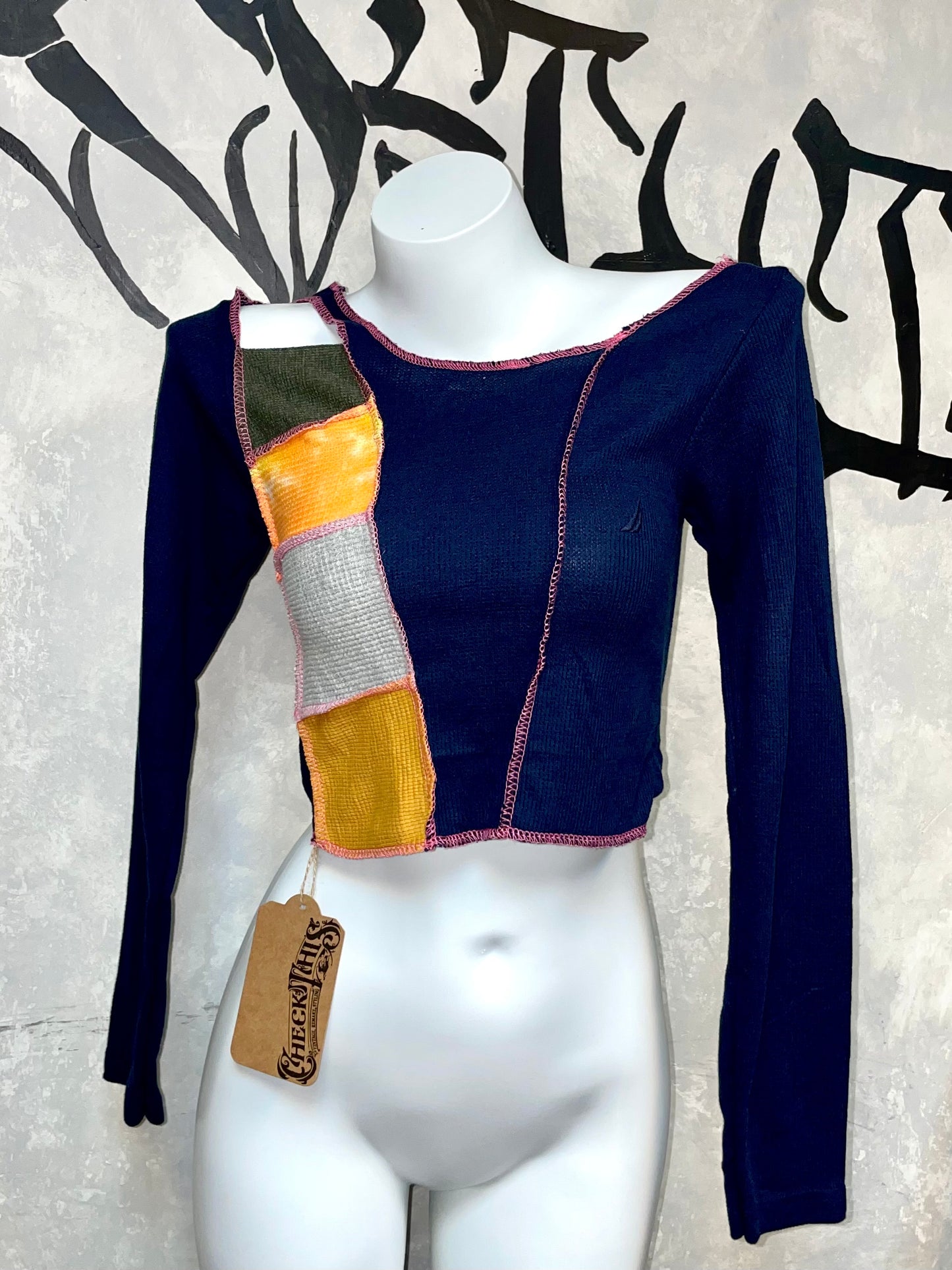 Patchwork Remake Girly Top (Long Sleeve)