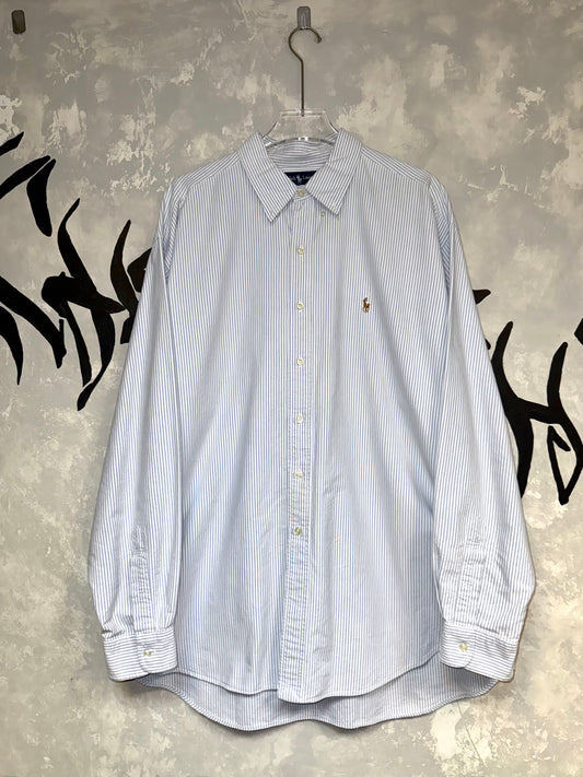 復古長袖 Polo 衫