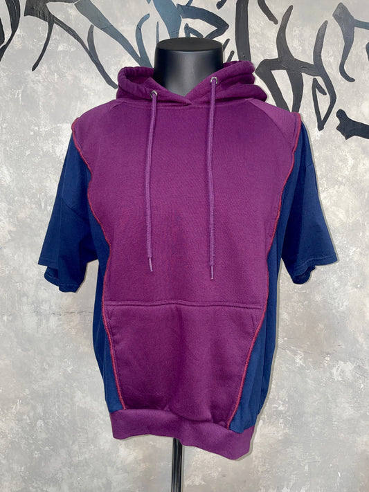 Patchwork Remake Hoodie Tee