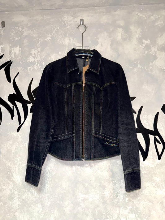 Vtg Denim Jacket L