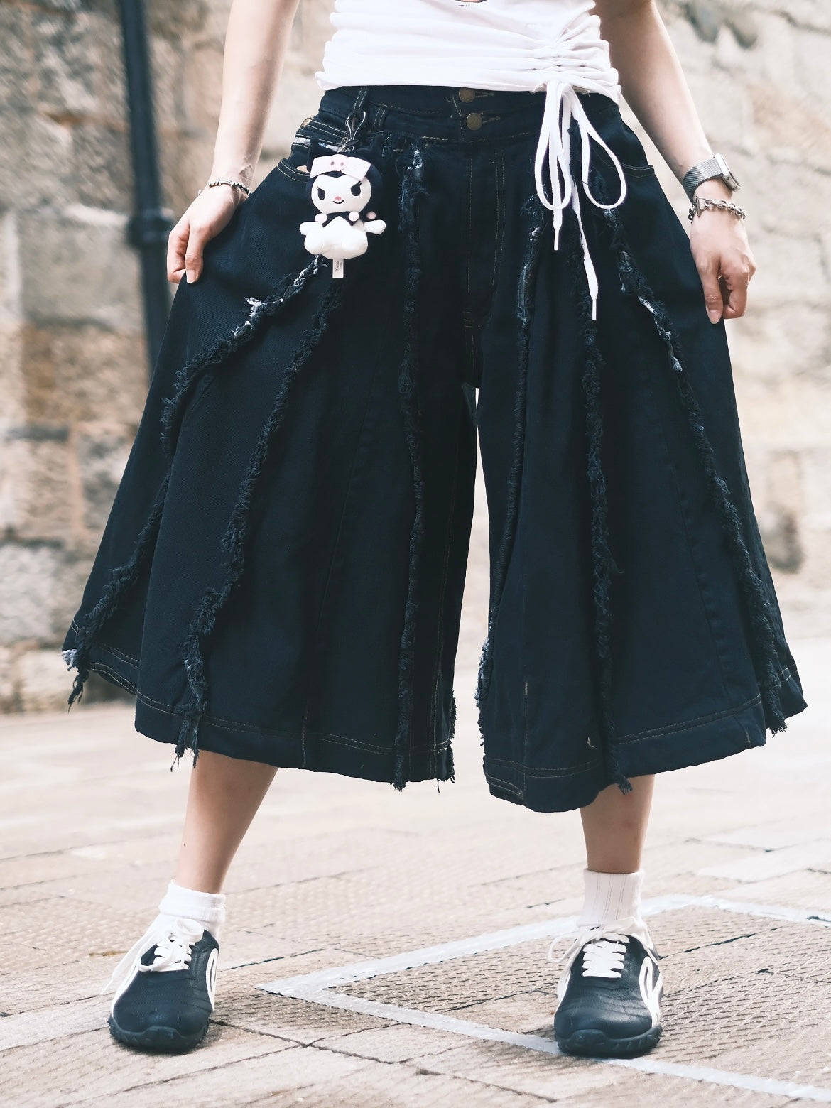 Remake Vintage Jorts (Triangle) #JORTBR01