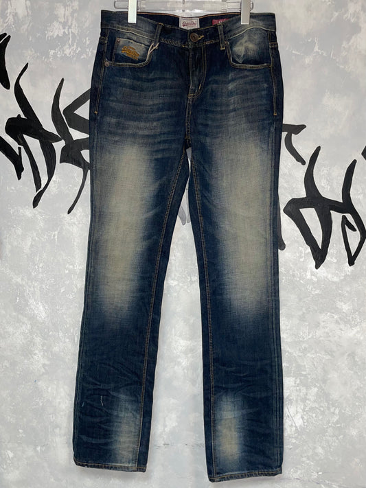 Y2K Mid-Wise SuperDry 牛仔褲