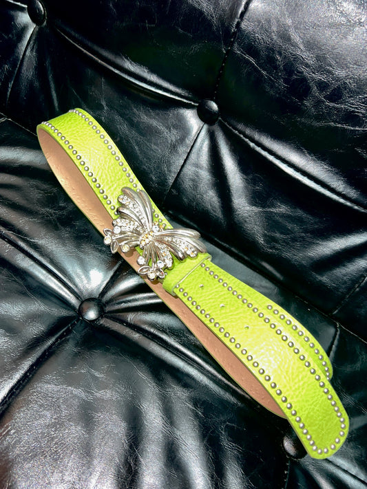 Vintage Butterfly Shining Belt