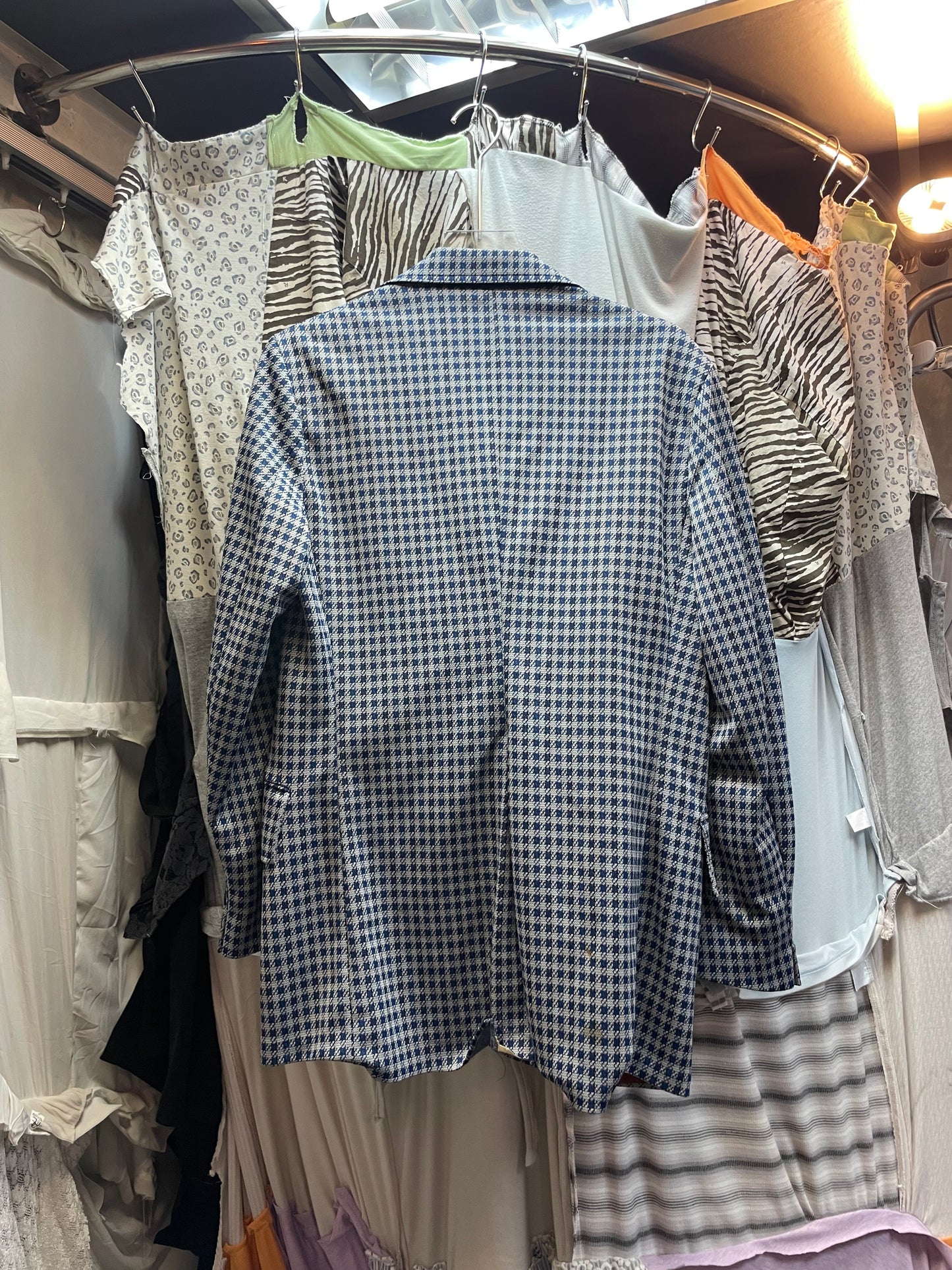 Vintage Houndstooth Blazer