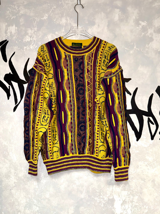 Coogi Style 3D Knitting Sweater