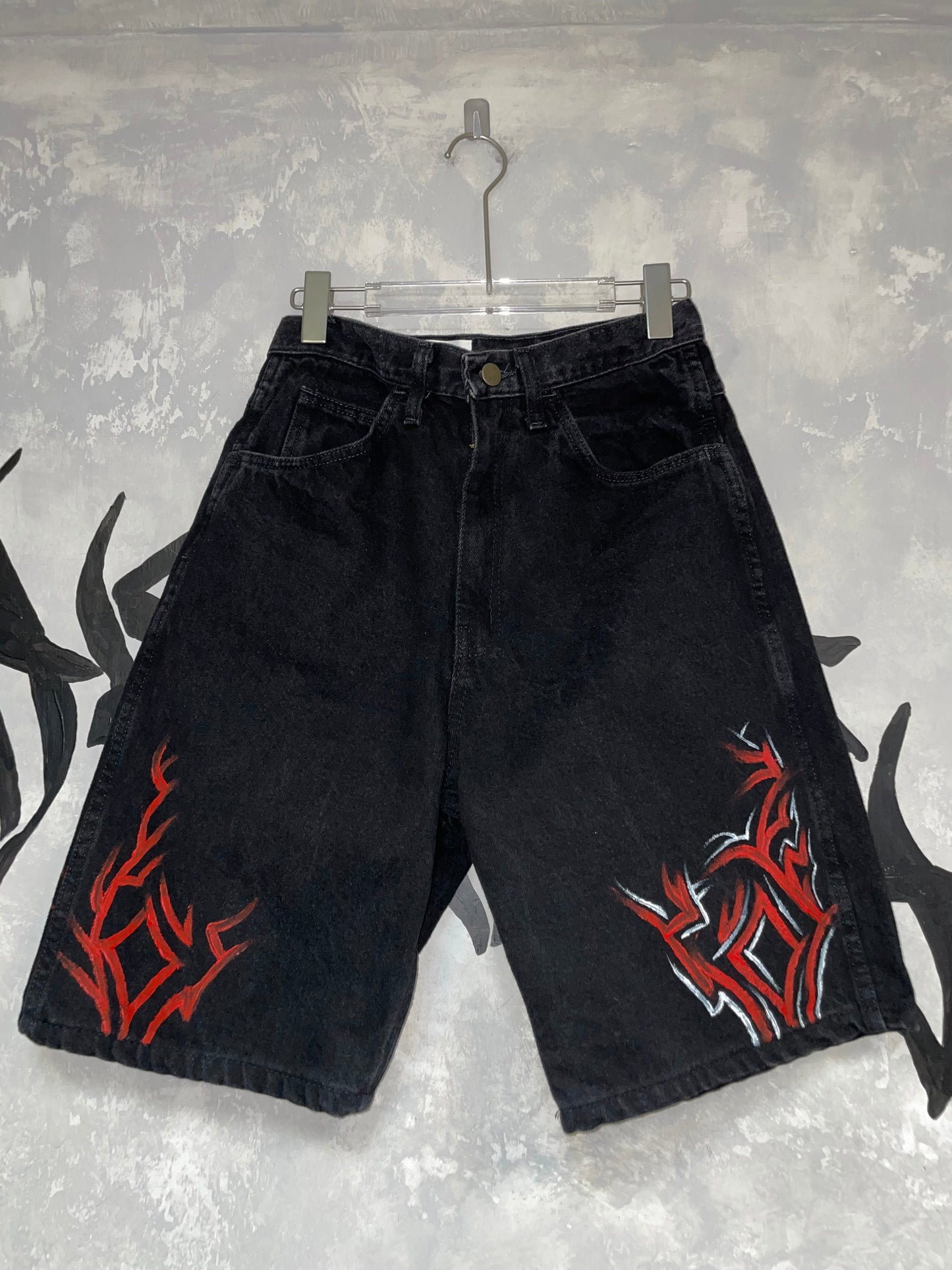 Remake Painted Vinatge Jorts