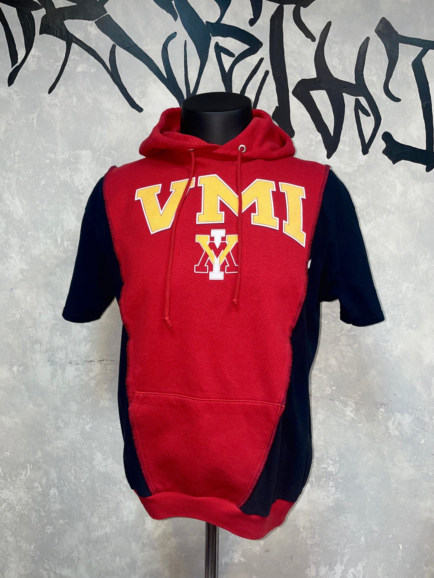 Patchwork Remake Hoodie Tee