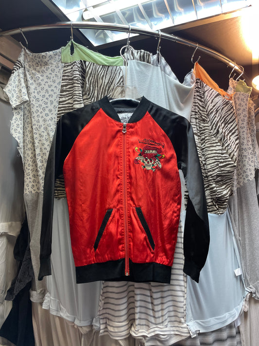 Vintage Embroidered Souvenir Jacket (XS)