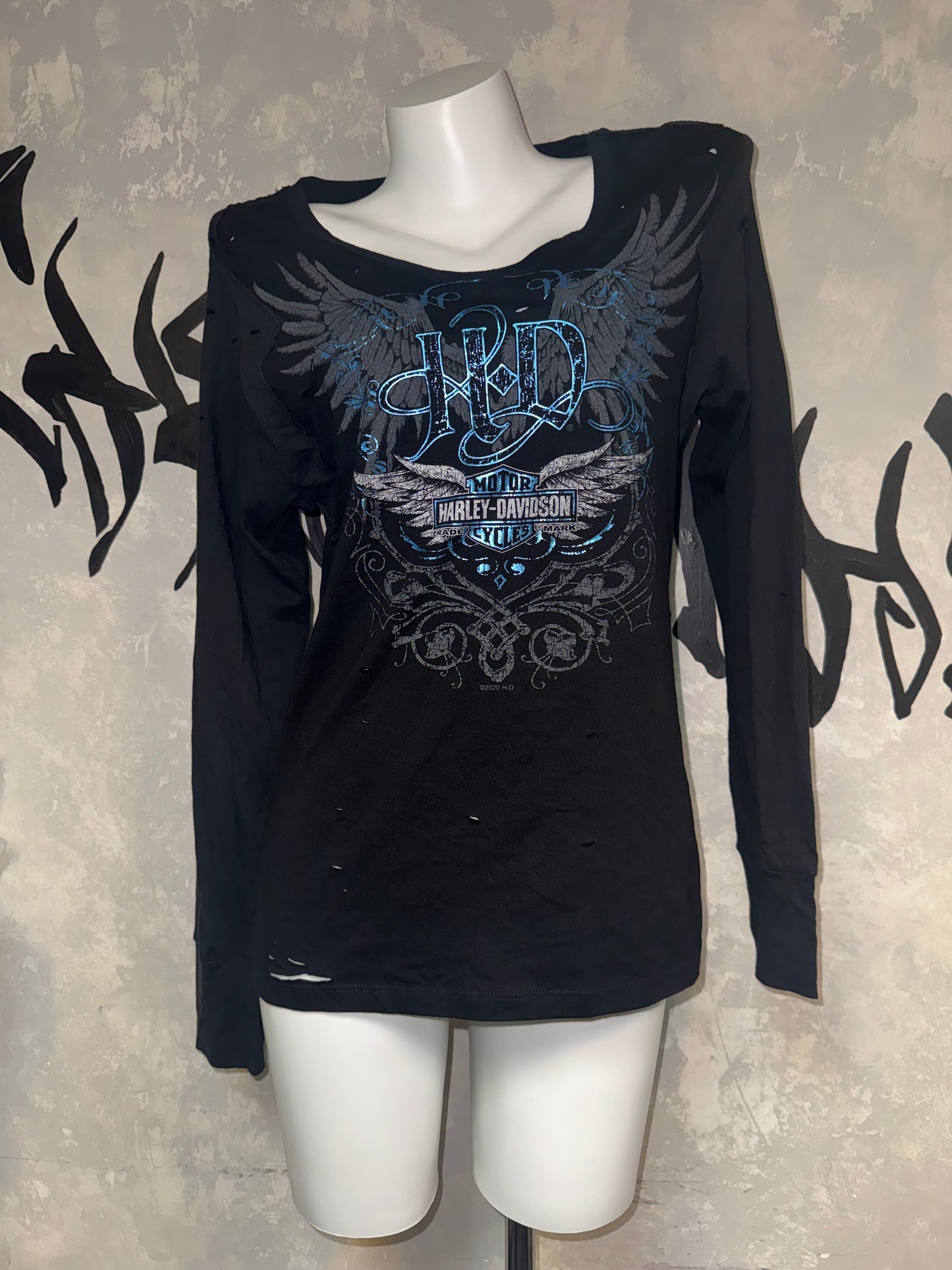 Harley Davidson Remake Unisex Long Sleeve Top