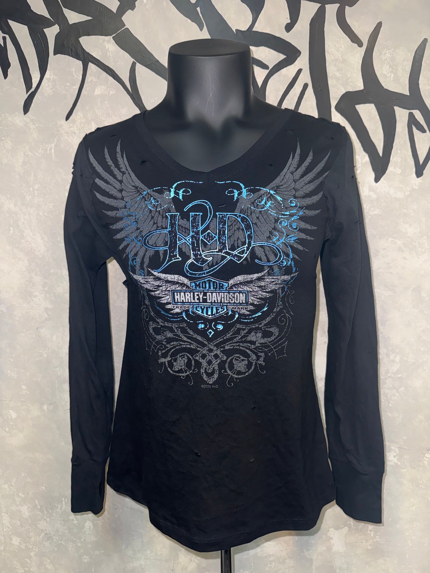 Harley Davidson Remake Unisex Long Sleeve Top