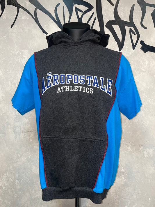 Patchwork Remake Hoodie Tee