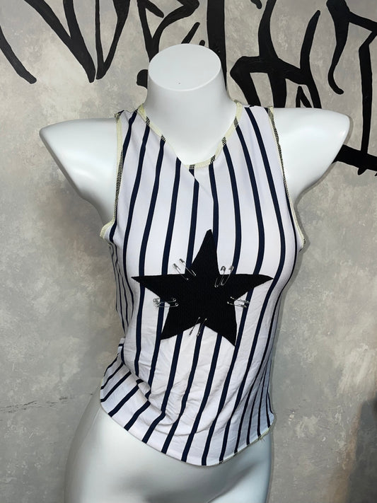 Y2K核心星形復刻少女上衣