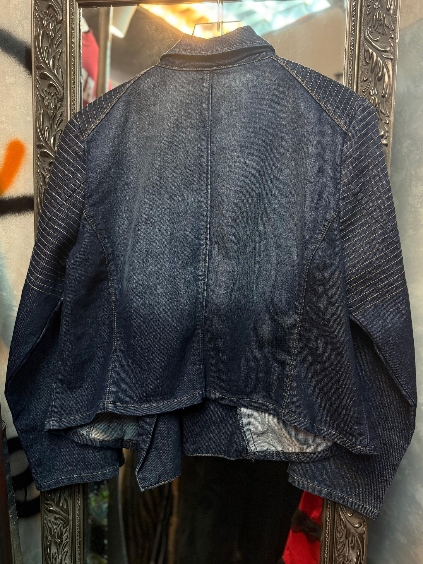Vtg Denim Jacket L