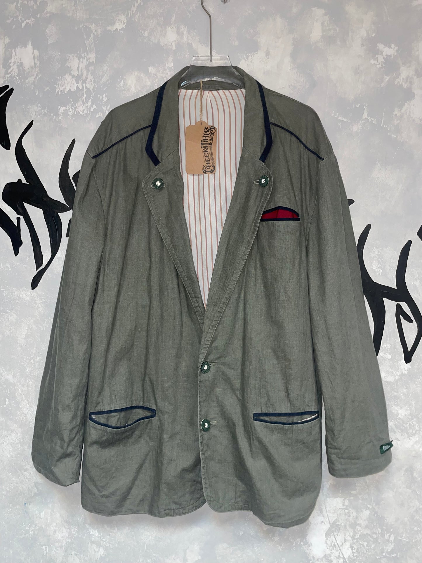 Vintage Linen Blazer