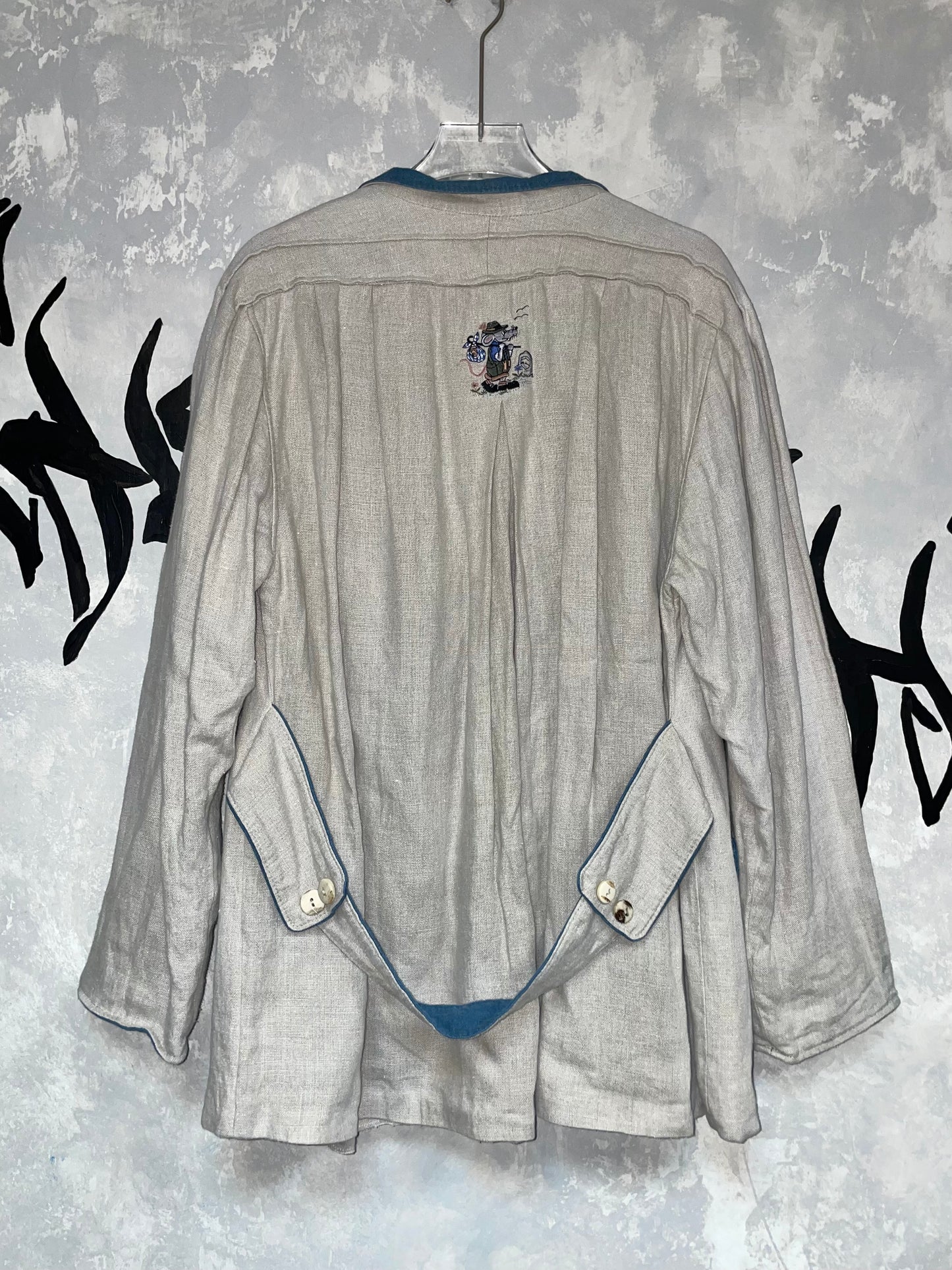 Vintage Linen Blazer