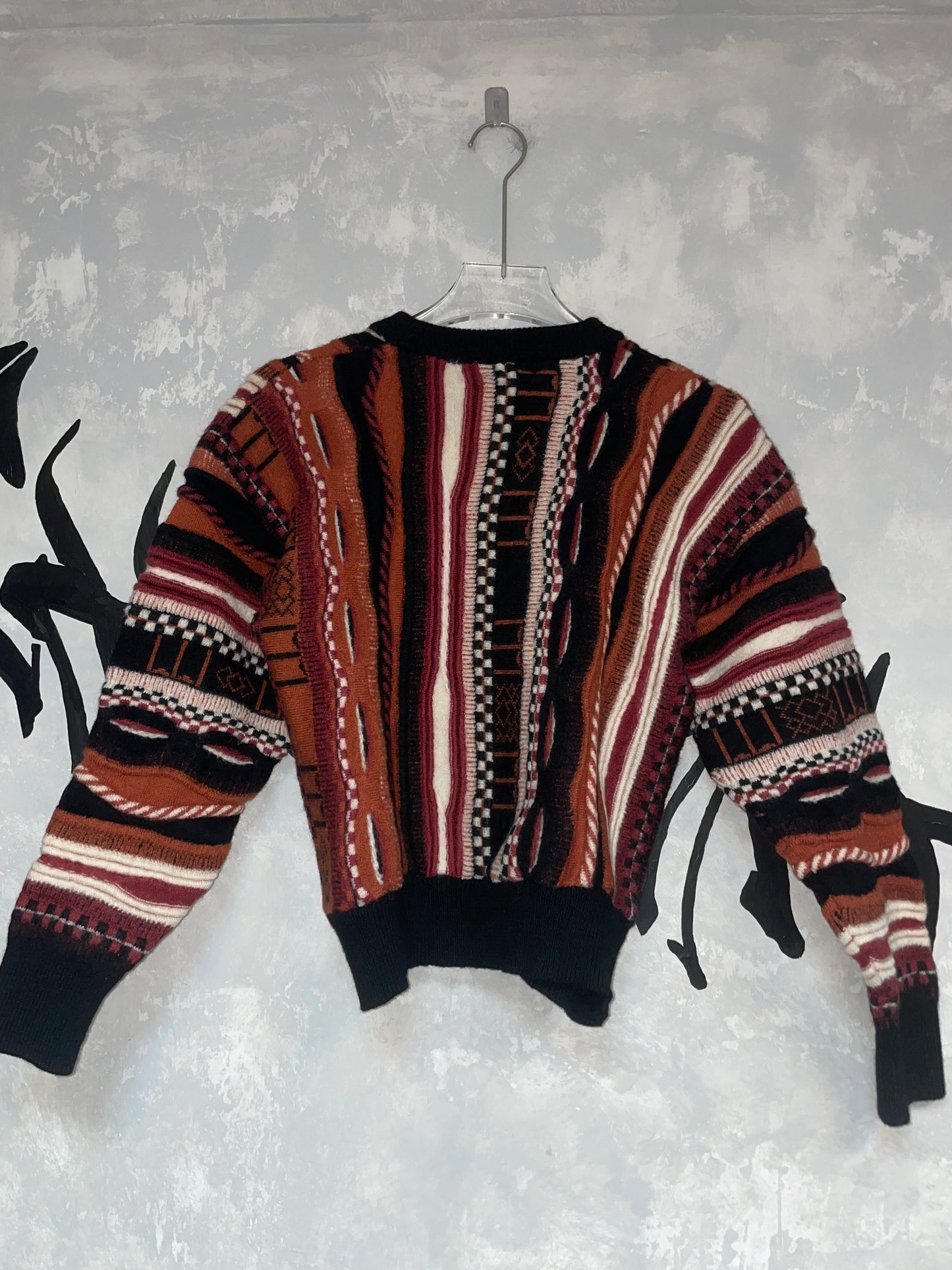 Coogi Style 3D Knitting Sweater
