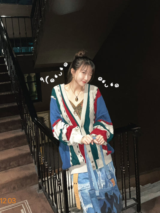 Coogi Style 3D Knitting Jacket