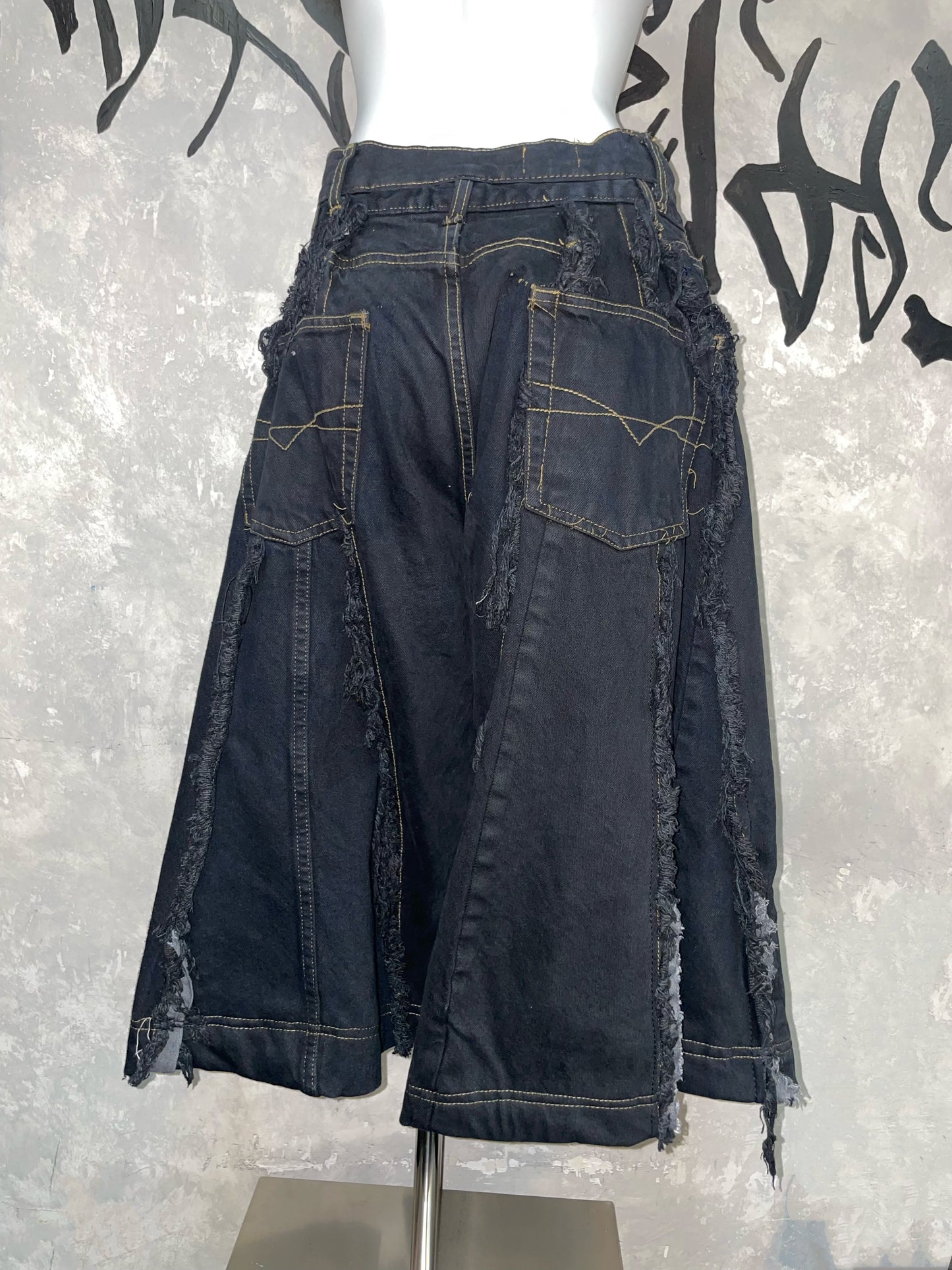 Remake Vintage Jorts (Triangle) #JORTBR01