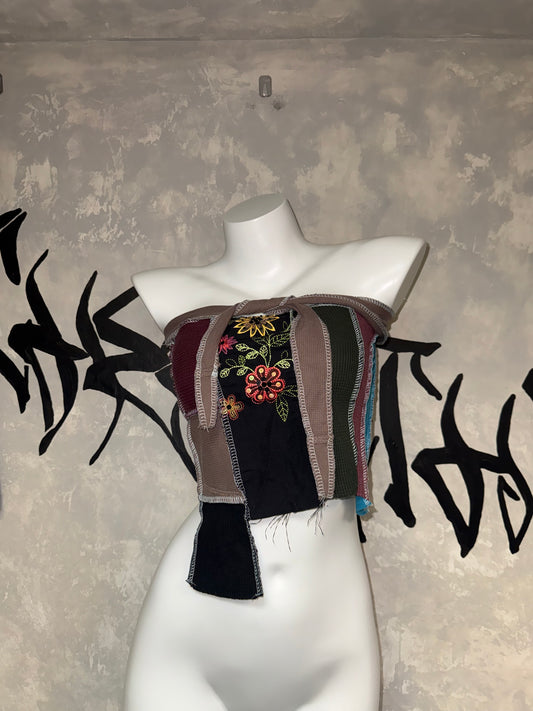 Patchwork Remake Girly Top