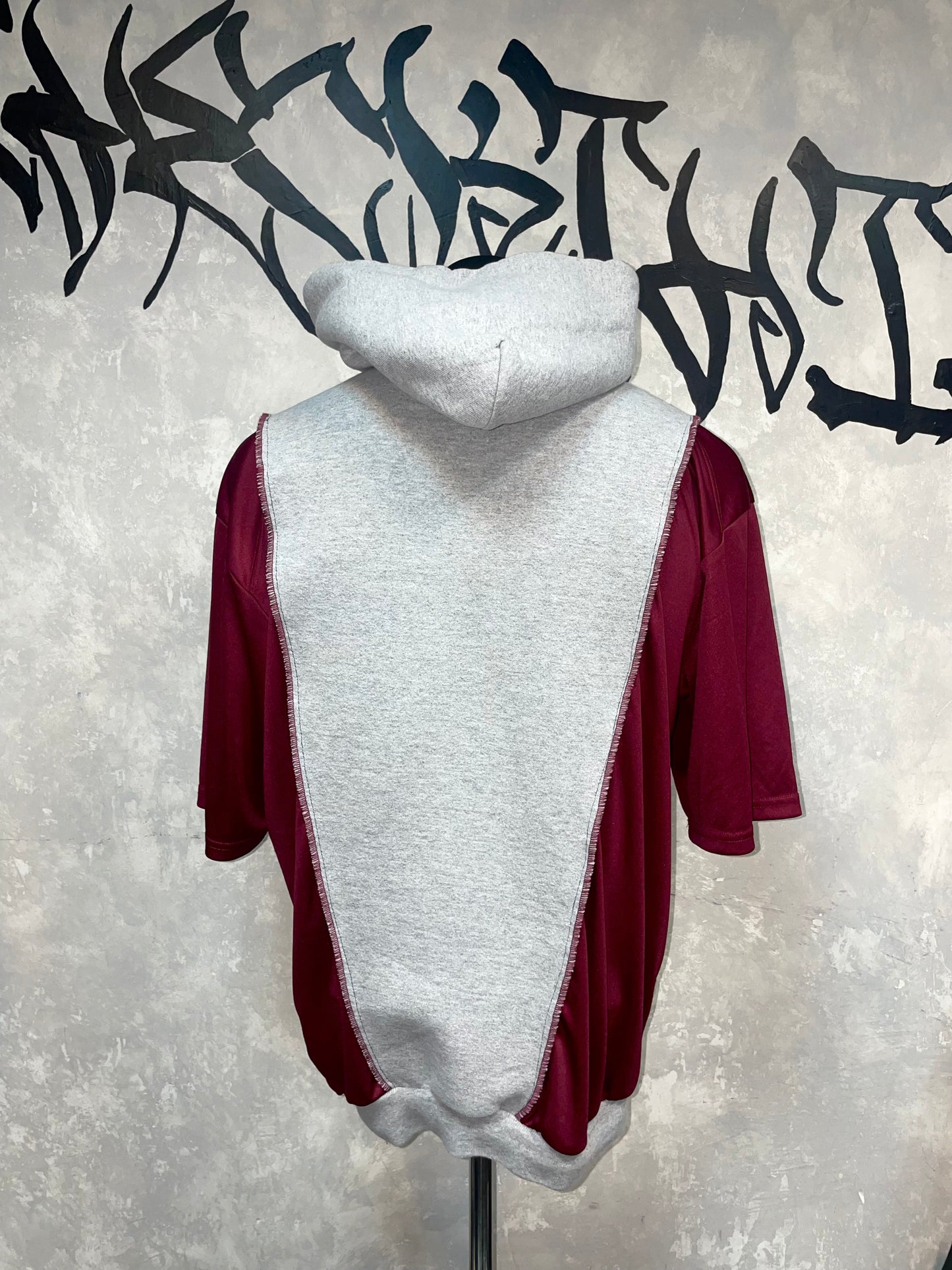 Patchwork Remake Hoodie Tee