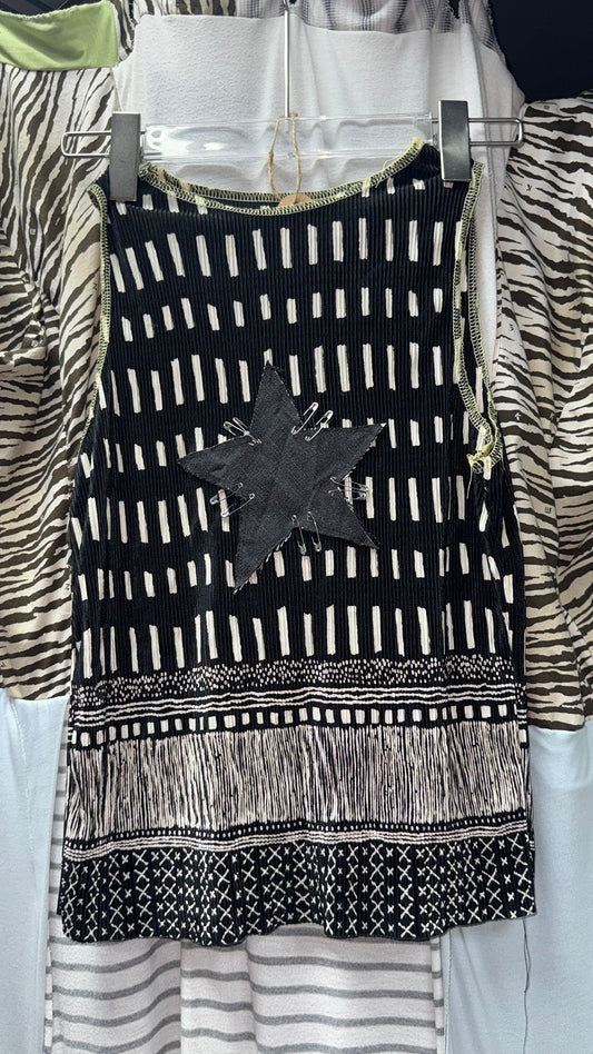 Y2K Core Star-Shaped Remake Girly Top