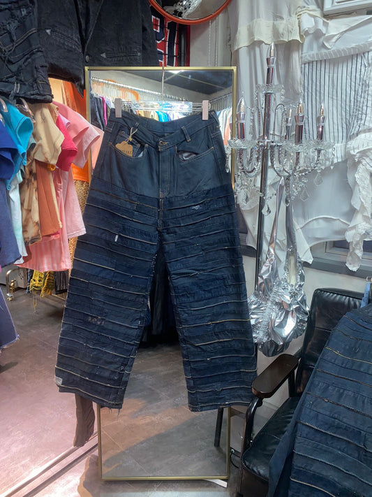 Vtg Remake Jeans (Cake-Washed Black)