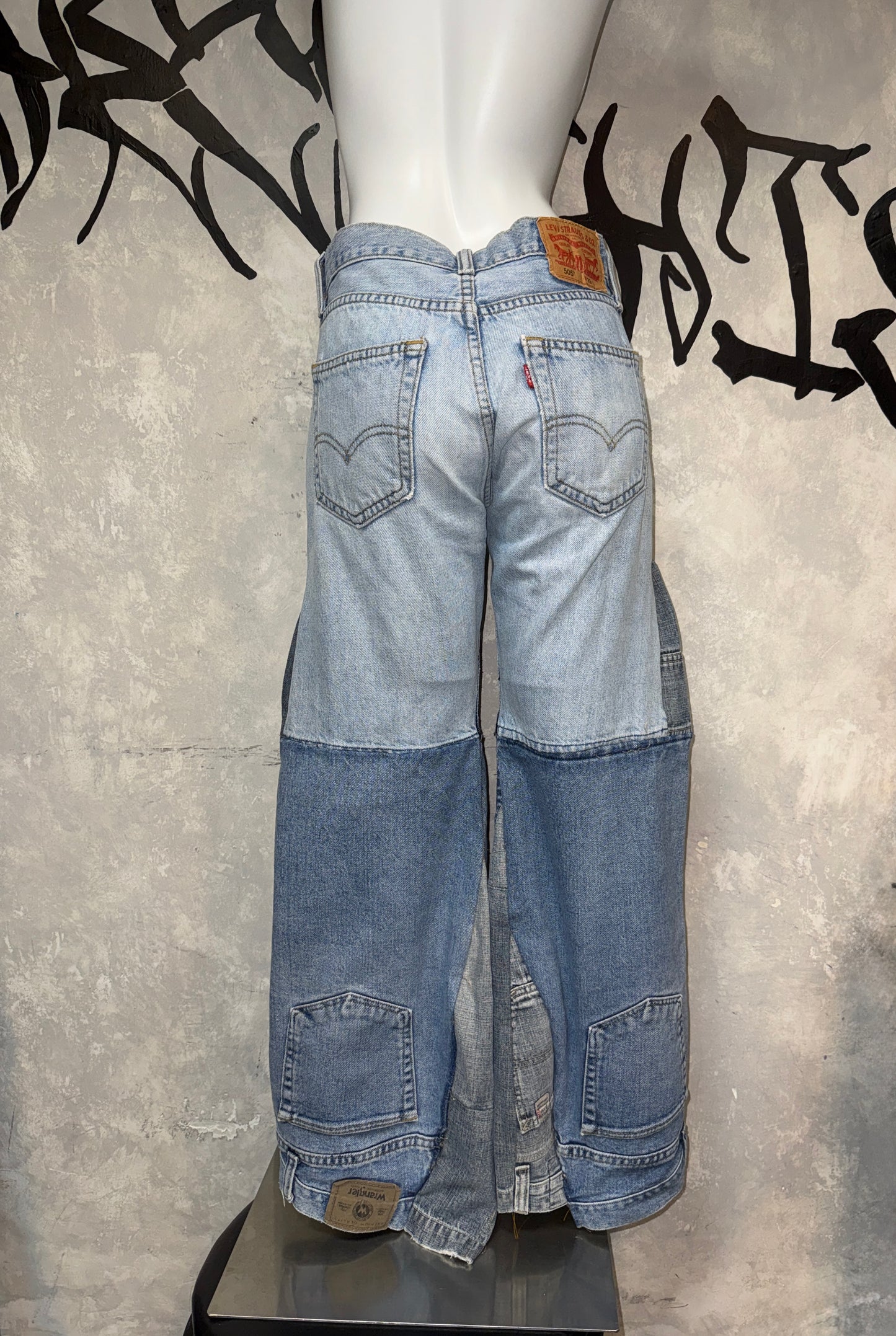 Remake Vintage Jeans ( Randim-Patchwork) 29.5” #REJRP02
