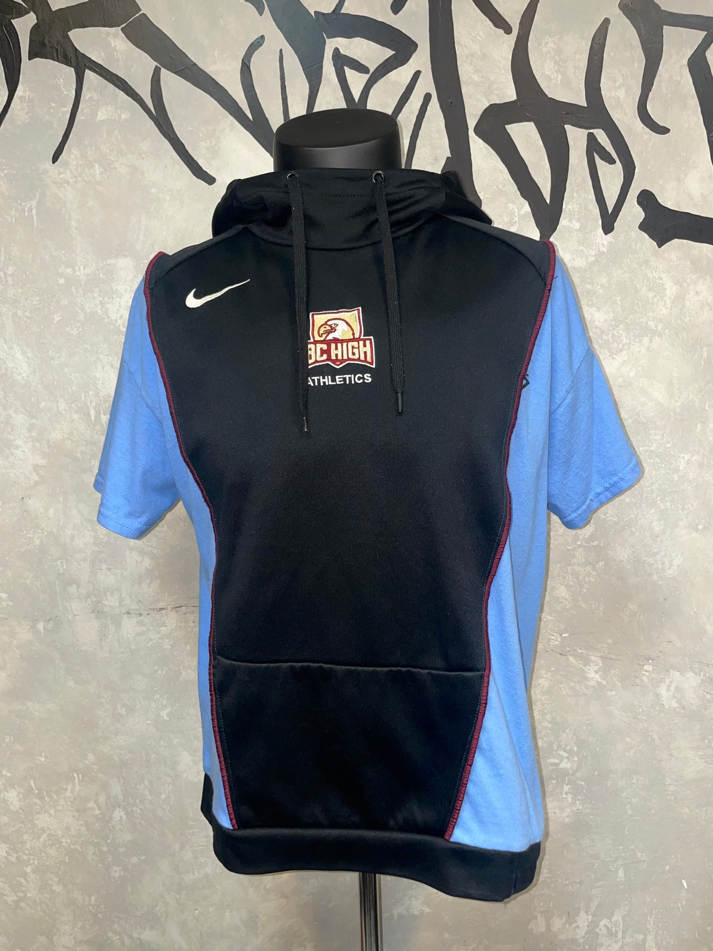 Patchwork Nike Remake Hoodie Tee