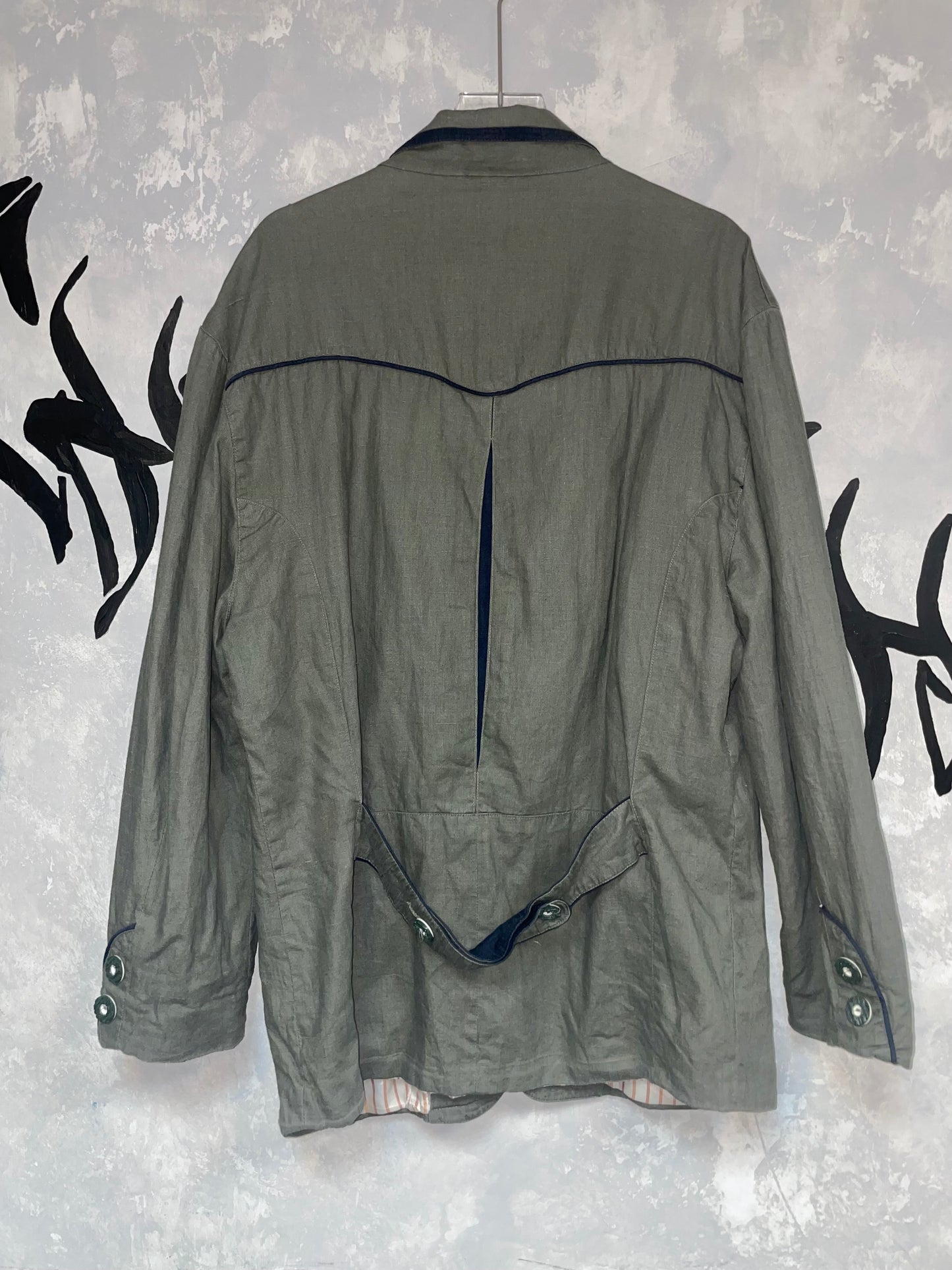 Vintage Linen Blazer