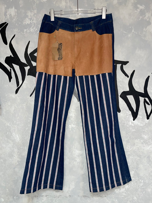 Y2K 低腰喇叭牛仔褲