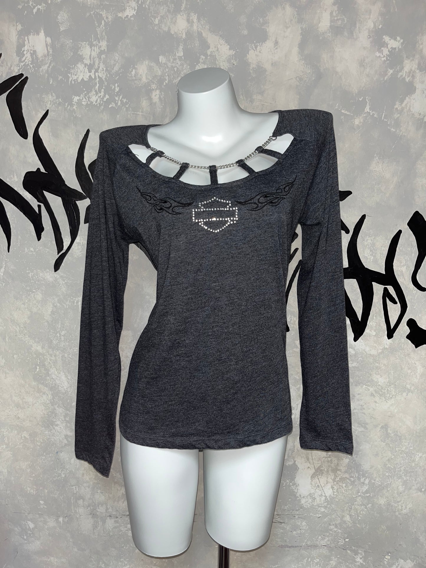 Harley Davidson Remake Slim-fit Unisex Tee (Long Sleeve)