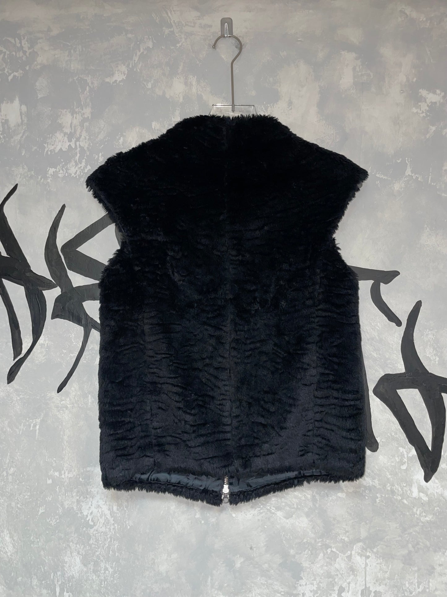 Vintage Faux Furry Vest