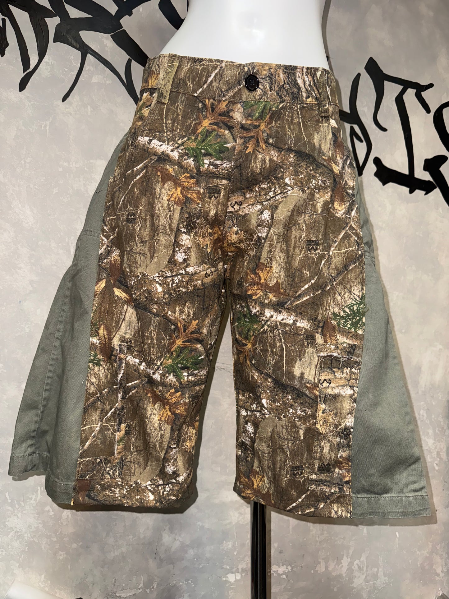 Remake Wild-printed Jorts 34”