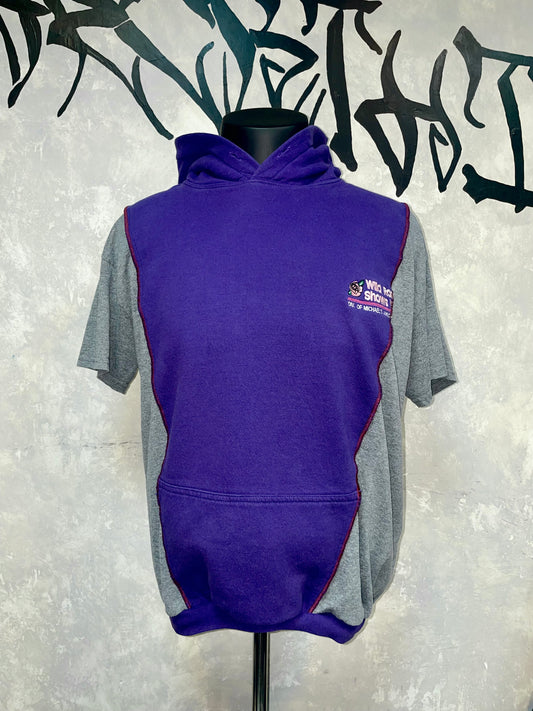 Patchwork Remake Hoodie Tee (L-XL)