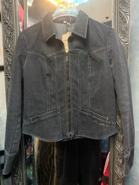 Vtg Denim Jacket L