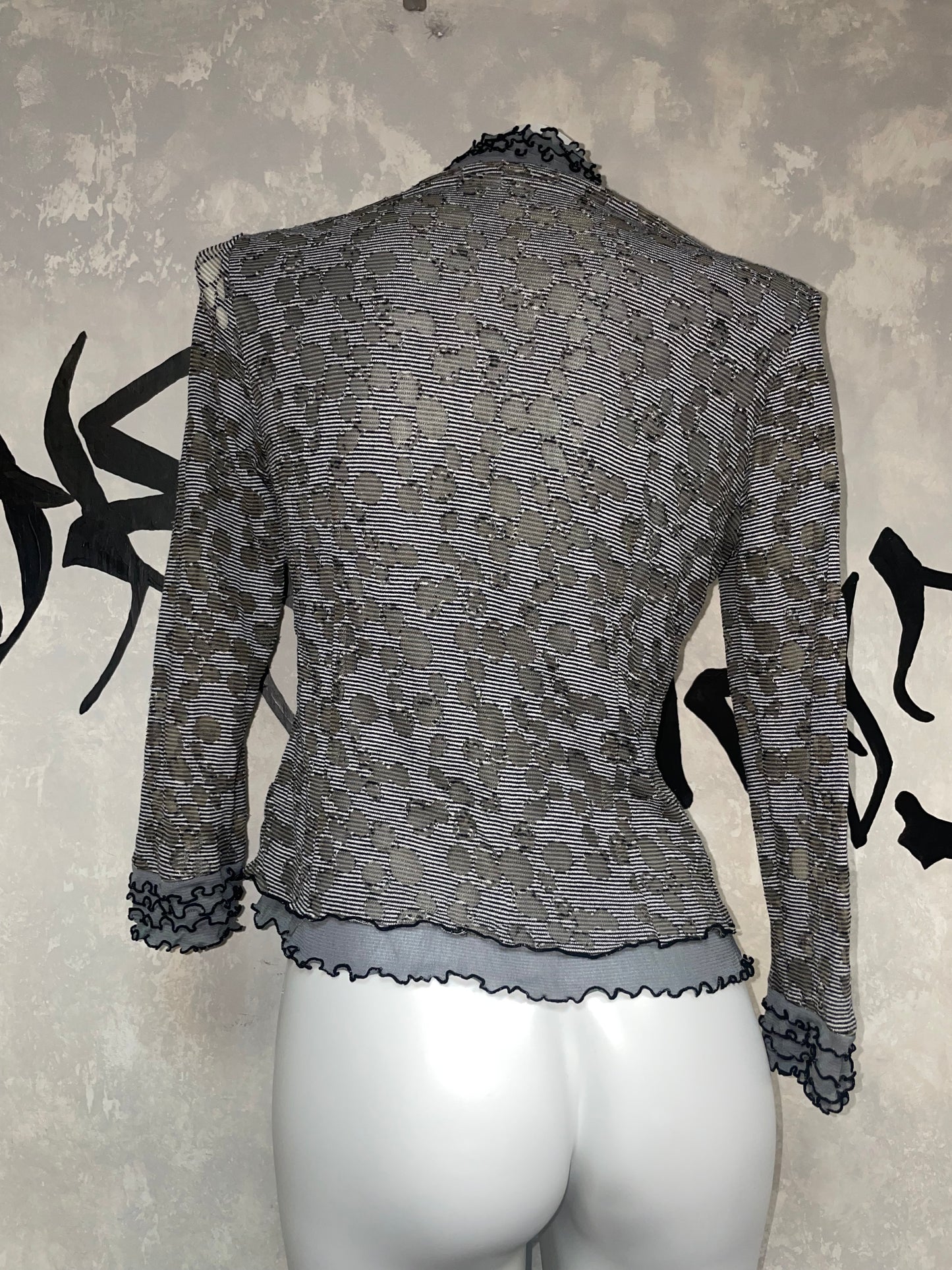 Vintage Leopard Printed Top