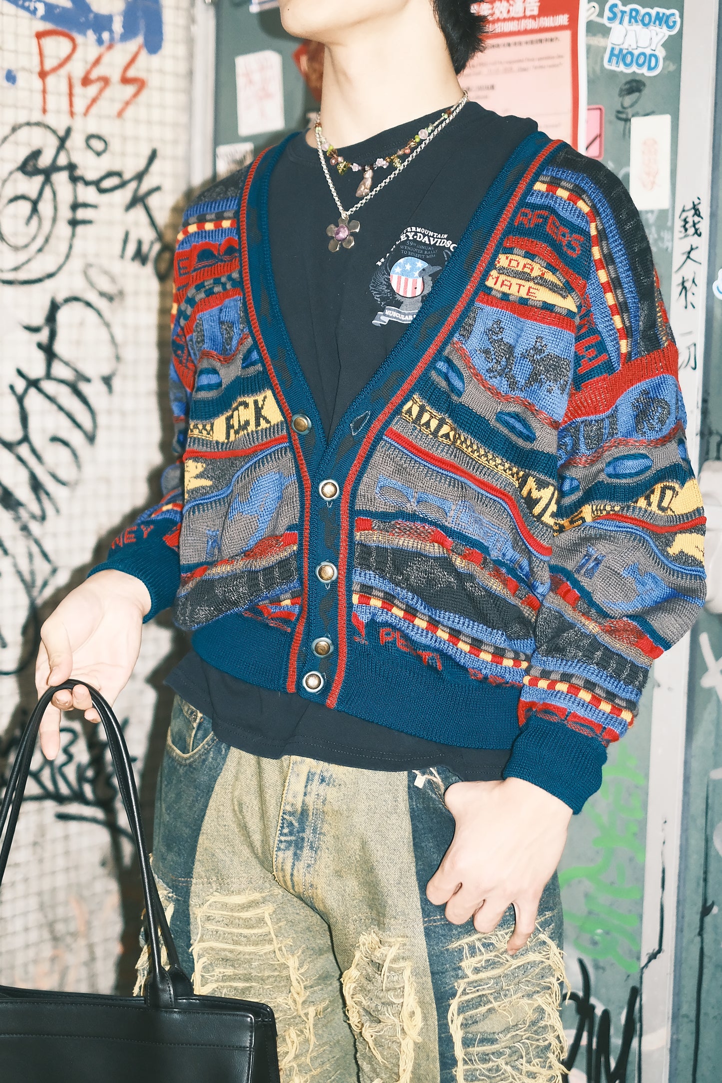 Coogi Style 3D Knitting Jacket