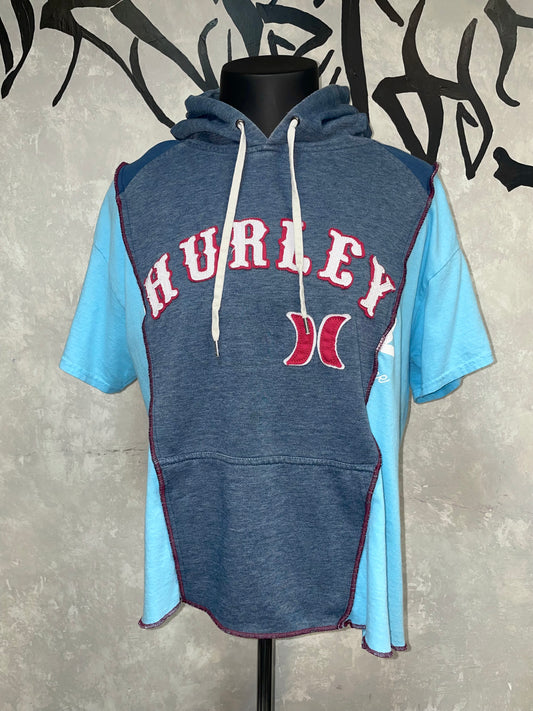 Patchwork Remake Hoodie Tee