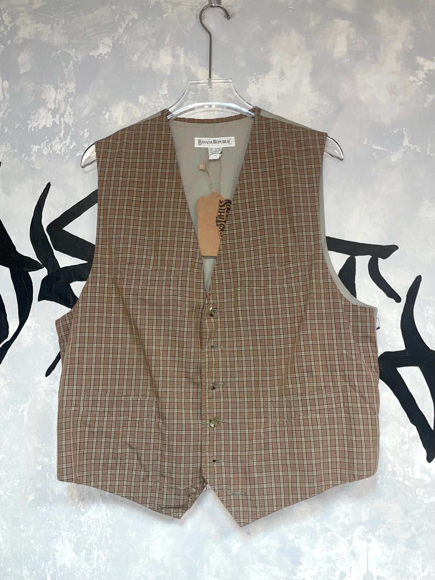 Vintage Vest (Grid)
